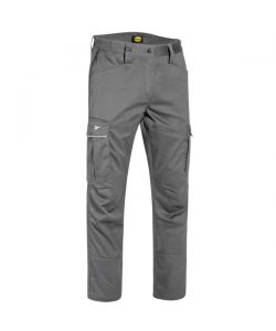 Pantalone Cotone Grigio L Stretch Cargo Diadora