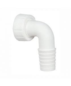 Raccordo Tubo Scarico Curvo F 1' Mm 20 Plastica