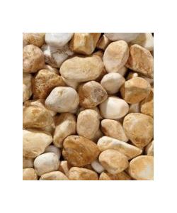 Ciottolo Giallo Siena - Decorazione Giardino - 25 Kg