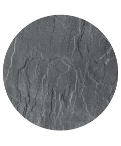 Granulati Zandobbio Cerchio Ardesia Nera 37.5 cm Passo Giapponese 20 mm