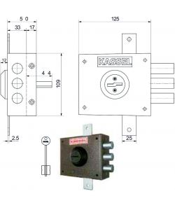 Serratura Sic.Triplice Sx Dm 1202 Kassel