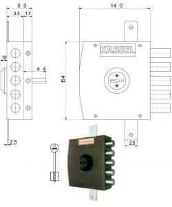 Serratura Sic.Triplice Dx Dm 1301 Kassel