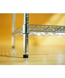 Archimede Montante Sistema Componibile Grigio Cromato 78 cm d.2,5cm