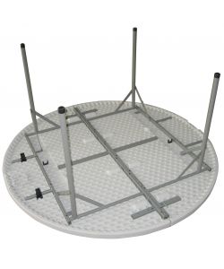 Tavolo tondo con gambe pieghevoli cm 154 x h. 74