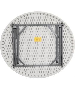 Tavolo tondo con gambe pieghevoli cm 154 x h. 74