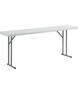 Tavolo rettangolare con gambe pieghevoli cm 45 x 180 x h. 74
