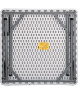 Tavolo quadrato con gambe pieghevoli cm 86 x 86 x h. 74