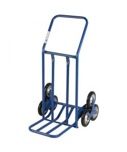 Serena Group Carrello Piattaforma Blu - 120 kg - Telaio a Sbalzo 60x60x118 cm