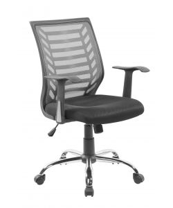 Serena Group Sedia Operativa Miami in Rete Grigia - Comfort e Design