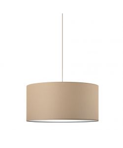 Paralume Cilindro Teletta Nocciola 40 x 40 x 24 cm