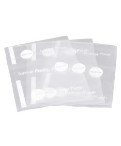 Forever Fresh Sacchetti goffrati sottovuoto chiari 20x28 cm - 50 pezzi