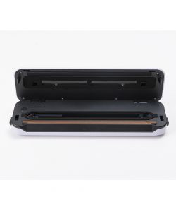 Macom Macchina Sottovuoto 110W Bianca/Nera con Funzione Taglio e Sigillo