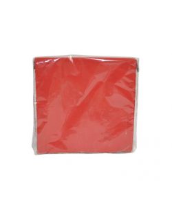 Tovaglioli Rossi 15 Pezzi - 3 Veli - 33x33 cm - Tavola Natalizia