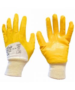 Guanti Nitrile Gialli Polsino 10 Protexio 01267