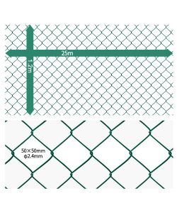 Trex Rete Maglia Sciolta - Zincata Plasticata - 120x25m