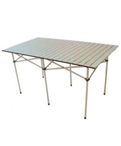 Tavolo alluminio rettangolare 140 x 70 cm