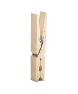Relaxdays 100 Mollette Da Bucato In Legno Naturale Con Molla Metallo - Classiche, Per Stendere Panni, Fai Da Te, Decorazioni E Regali Creativi - 4