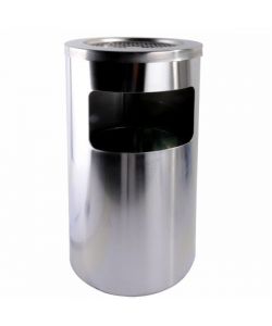 Portacenere inox 25 x 61 h cm