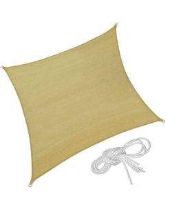 Vela Ombreggiante Beige Quadra 5X5 Trex 08587