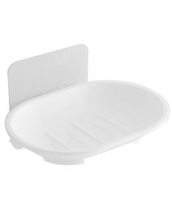 Xtra Portasapone da Muro - Bianco - 13x9,5 cm