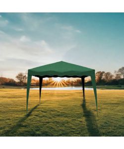 Gazebo ferro rapido verde 3 x 3 m