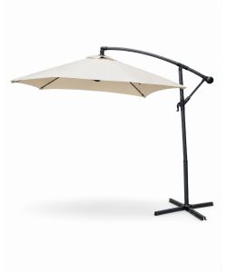 Domo Mea Ombrellone da Giardino Ecrù con Braccio Laterale - 3 x 2 m