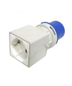 Adattatore Spina Cee 2P+T e Presa Schuko                   Rosi
