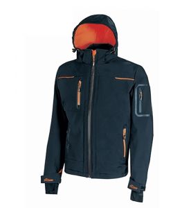 U-POWER Giacca Softshell Space Blu XL Antivento Impermeabile Traspirante