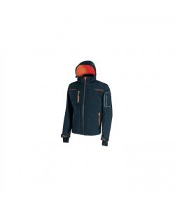 U-POWER Giacca Softshell Space Deep Blue XXL Impermeabile Antivento