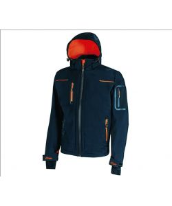 U-POWER Giacca Softshell Space Deep Blue XXL Impermeabile Antivento