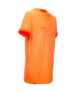 U-POWER T-shirt manica corta slim fit 100% cotone orange fluo 2XL