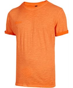 U-POWER T-Shirt Uomo Fluo Orange Manica Corta 3XL in Cotone Fiammato