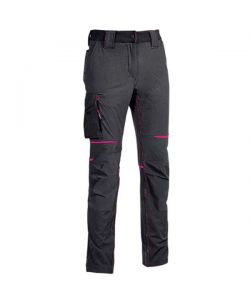 Pantalone Grey Fucsia M World Upower