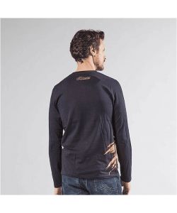 U-Power Maglietta Alien Manica Lunga Slim Fit Uomo Deep Blue TG.XXL