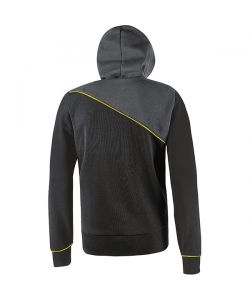 U-POWER Felpa da Lavoro Uomo Jupiter Black Carbon TG. S con Cappuccio