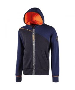 U-Power Felpa con Cappuccio Jupiter Uomo - Deep Blue Taglia XXL