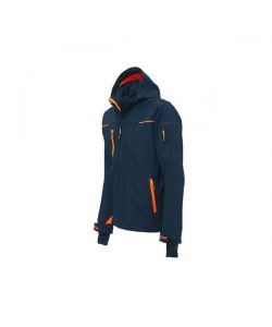 U-POWER Giacca da Lavoro Softshell Uomo 5XL Blu Deep - Impermeabile e Traspirante