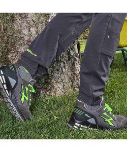 Pantalone Asphalt Grigio/Verde taglia M Horizon U-Power