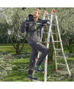 Pantalone Asphalt Grigio/Verde taglia XL Horizon U-Power