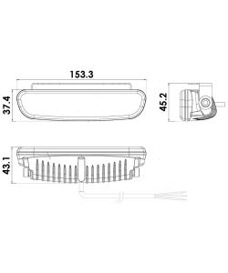 Faro da Coperta Orientabile Led