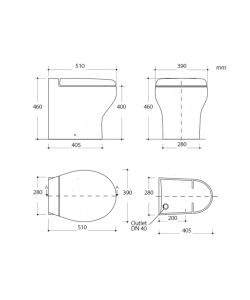 Toilet Silence 2G Sft Panel 12V