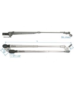 Braccio Pant Roca 324/460Mm Inox