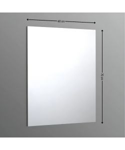 Mcs Mobili Specchiera Easy Olmo 60x70 cm - Design Moderno per Camera