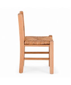 Domo Mea Sedia Young Legno color Noce 30x28x50 cm - Ideale per Bambini