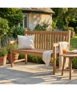 Cosma Panca da Giardino Lidia 150 in Legno Teak Colore Marrone 150x65x90