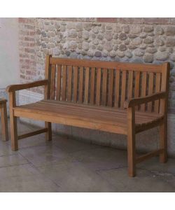 Cosma Panca da Giardino Lidia 150 in Legno Teak Colore Marrone 150x65x90