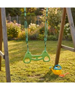 Milani Home Trapezio Multicolor in ABS con Corde in PE per Esterni
