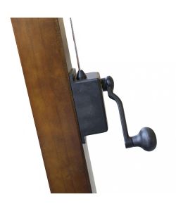 Cosma Ombrellone Quadrato 3x3 Beige con Palo Laterale Rotante 360°