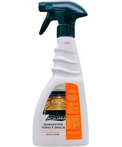 AQUAM Set Sgrassatore Forno e Griglie 1000 ml con Panno Lattice Soft
