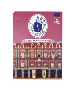 Caffè Borbone Capsule Miscela Nobile 50 unità Compatibili A Modo Mio Caffè Aromatico Italiano